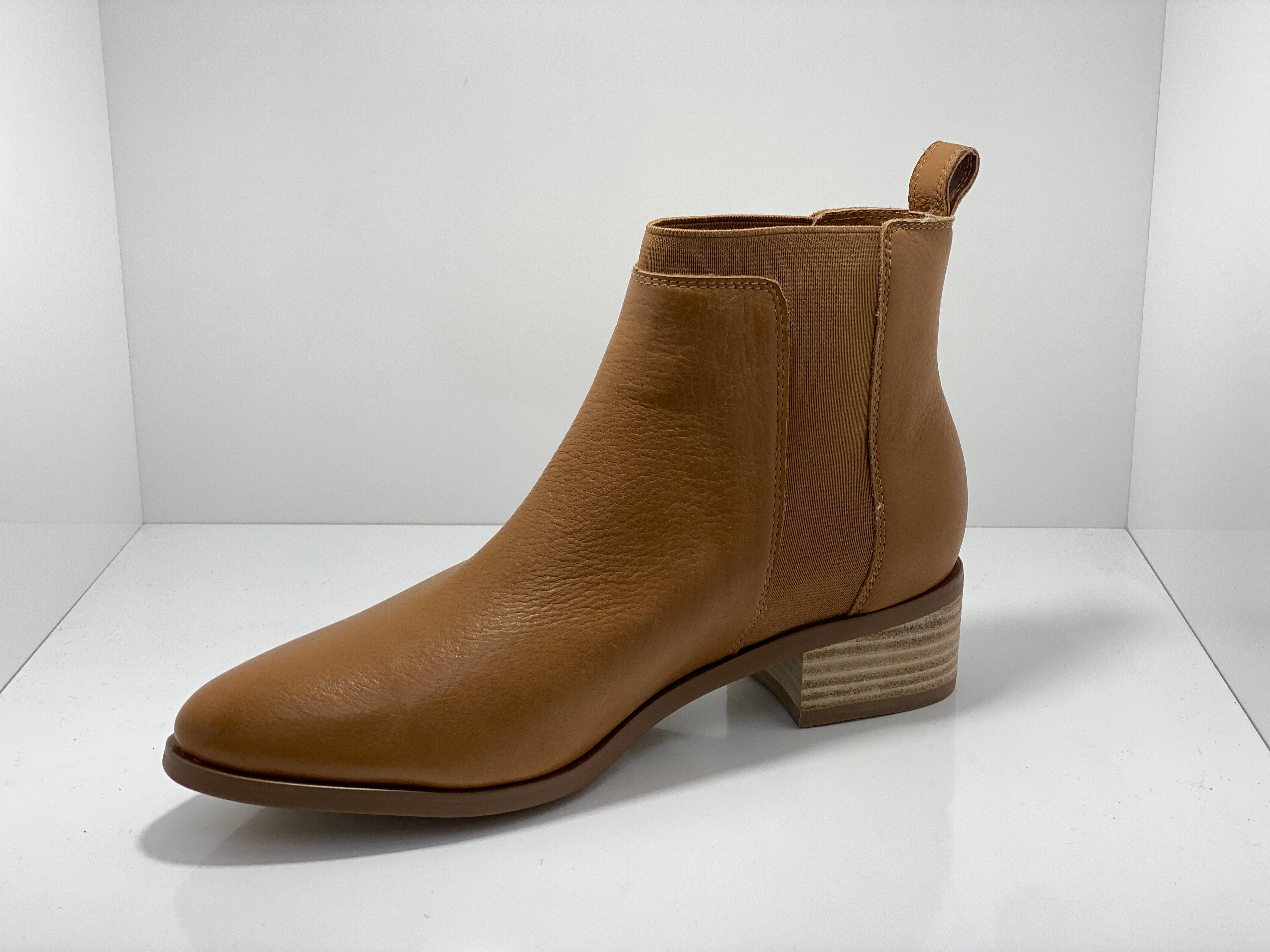 Thea Leather Boot with Gusset by Isabella