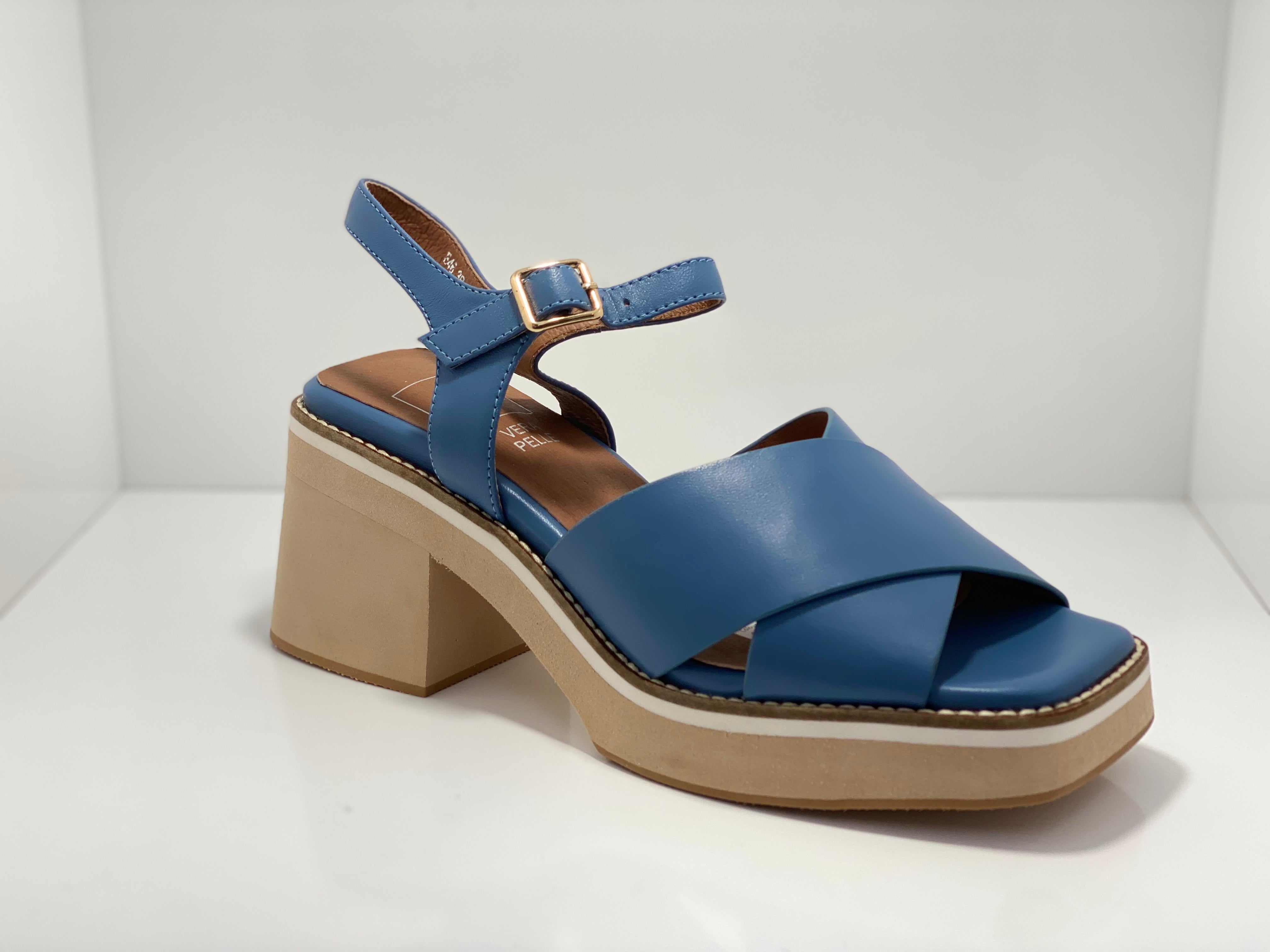 E46 MDE Leather High Heel Sandal