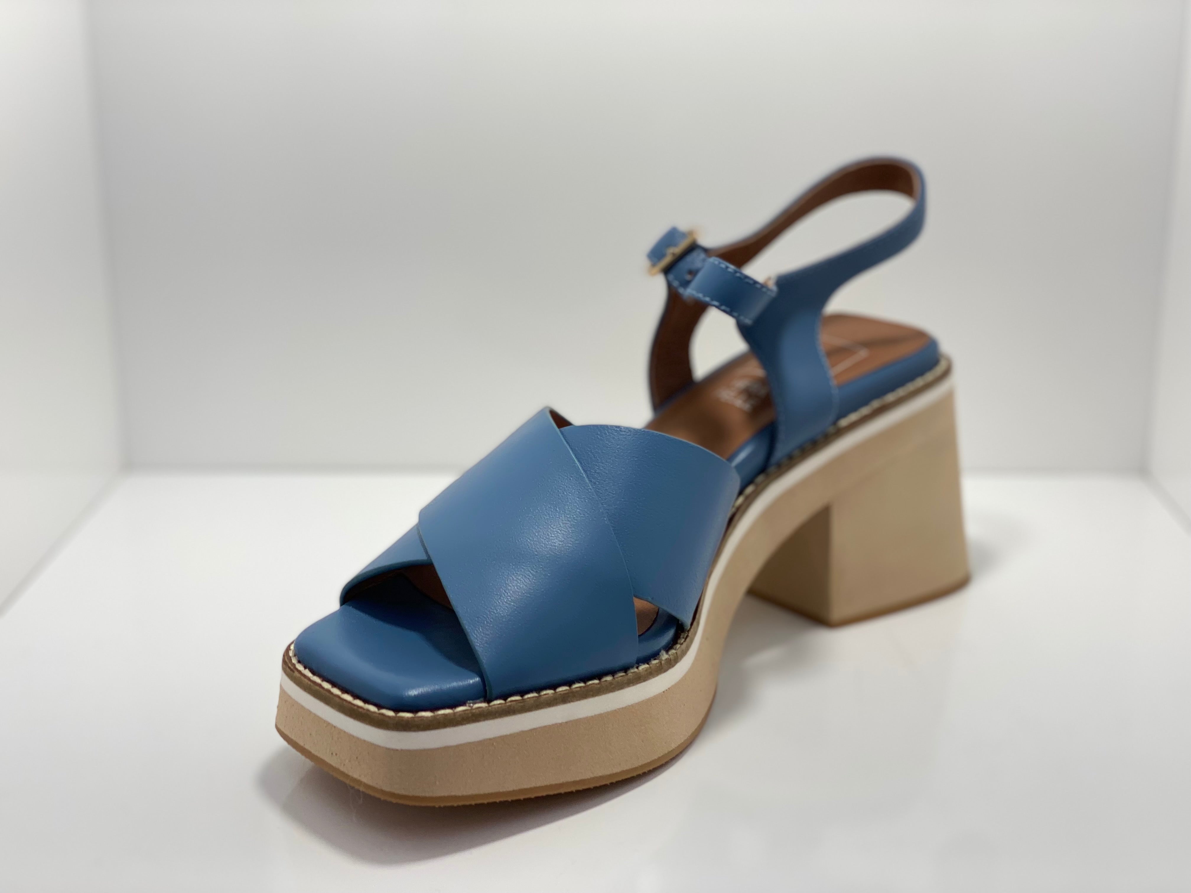 E46 MDE Leather High Heel Sandal
