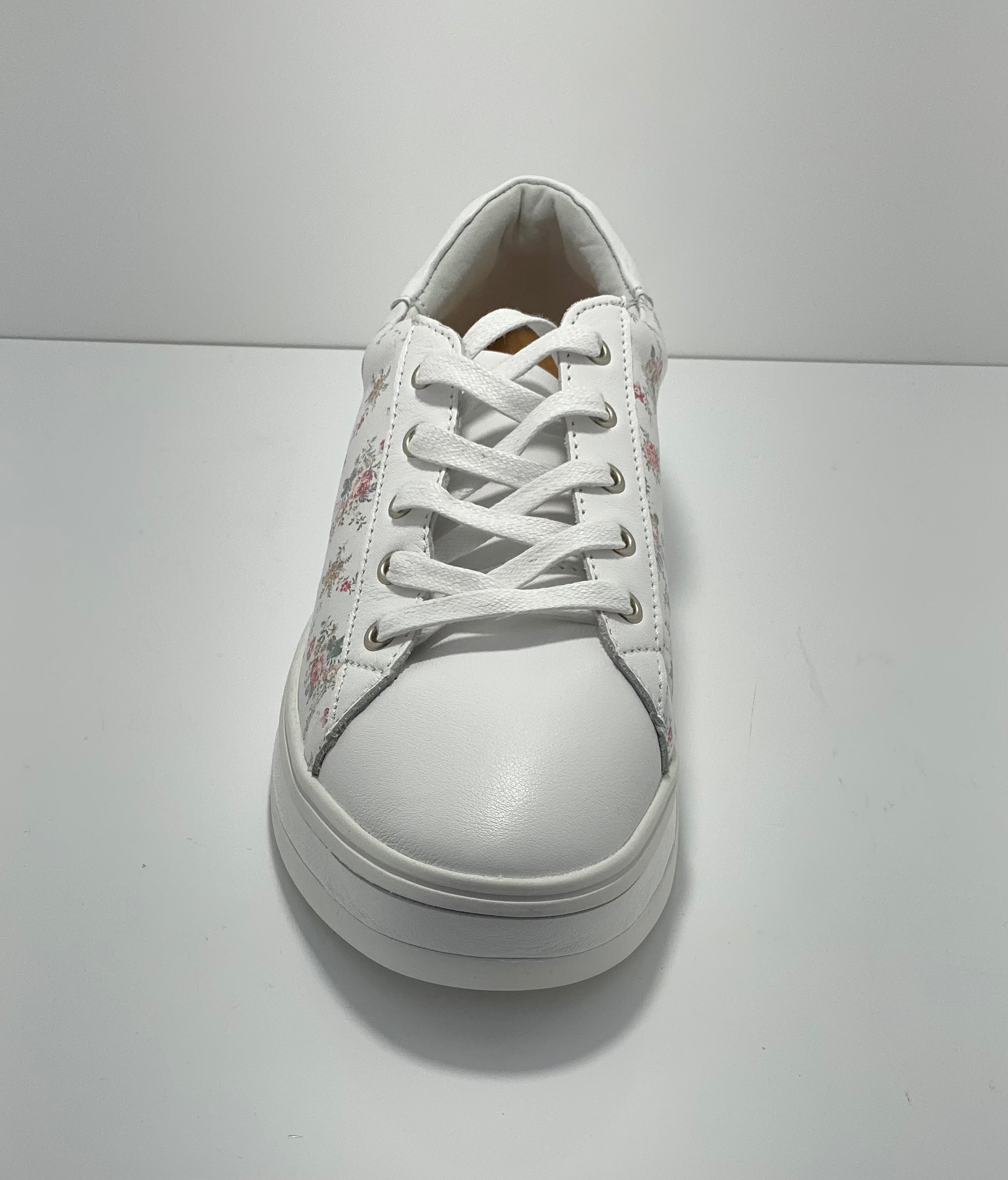 Pine Flower Leather Sneaker Alfie & Evie