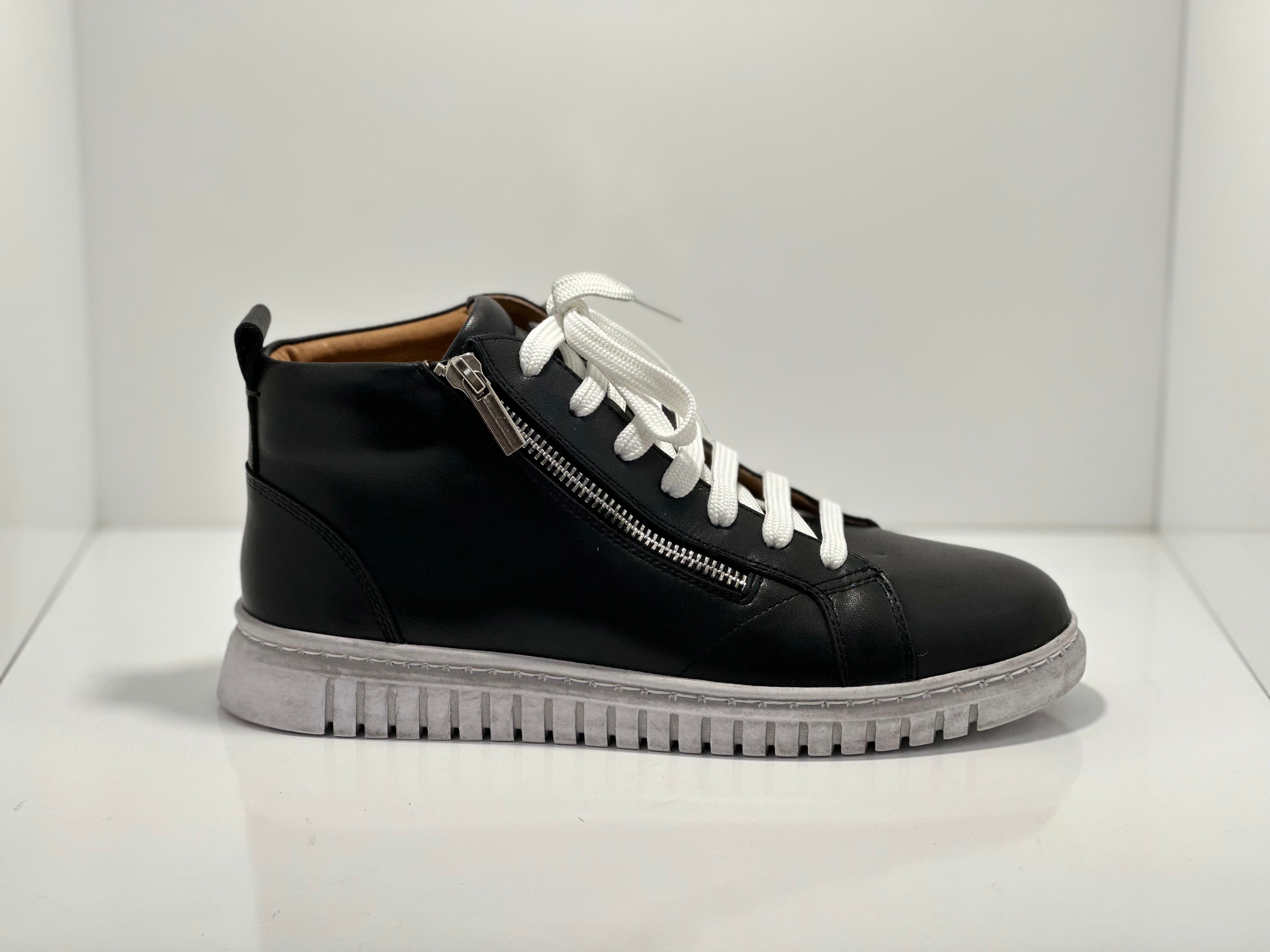 Clarise Leather Boot Zip & Lace EOS