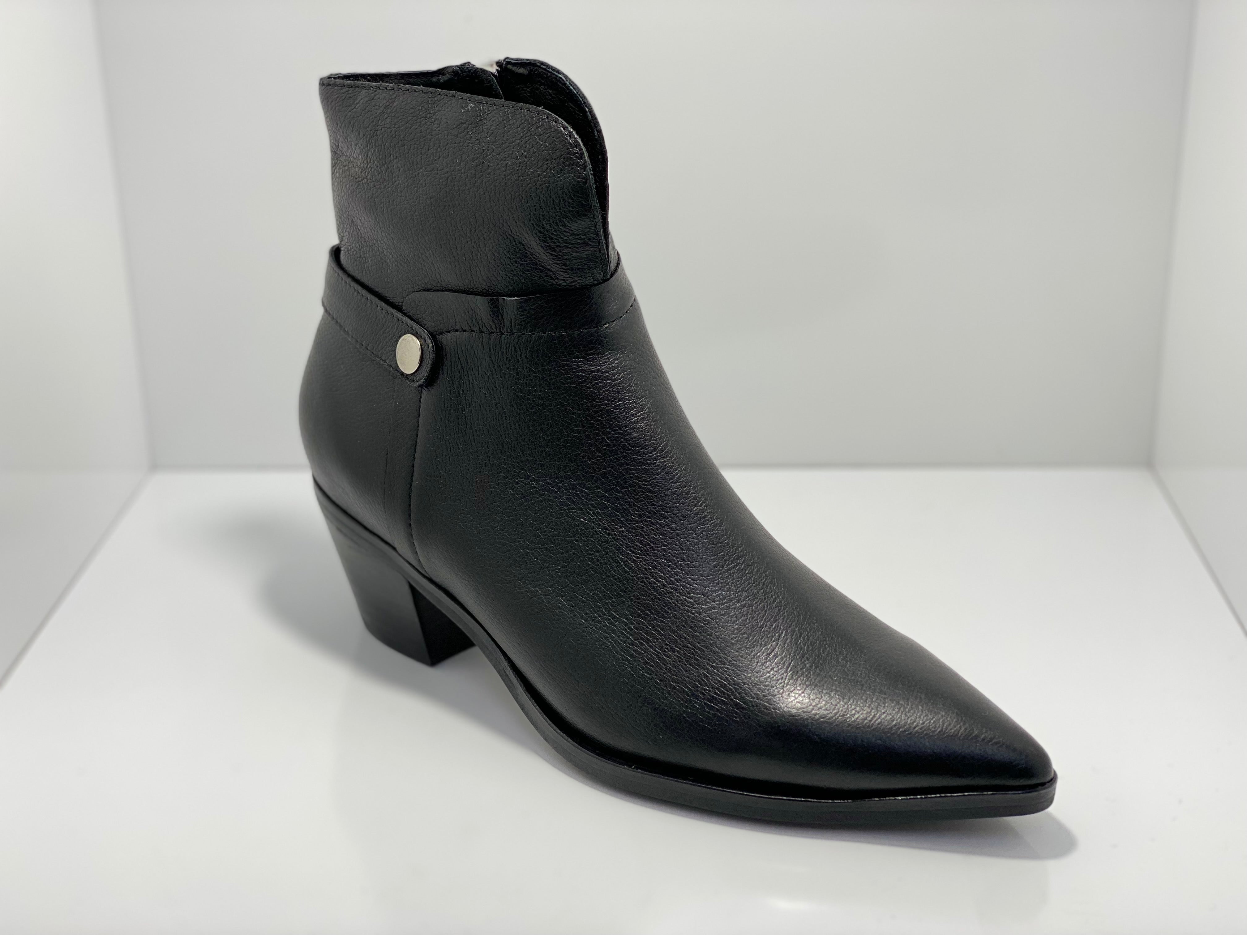 Turtle Boot with Block Heel