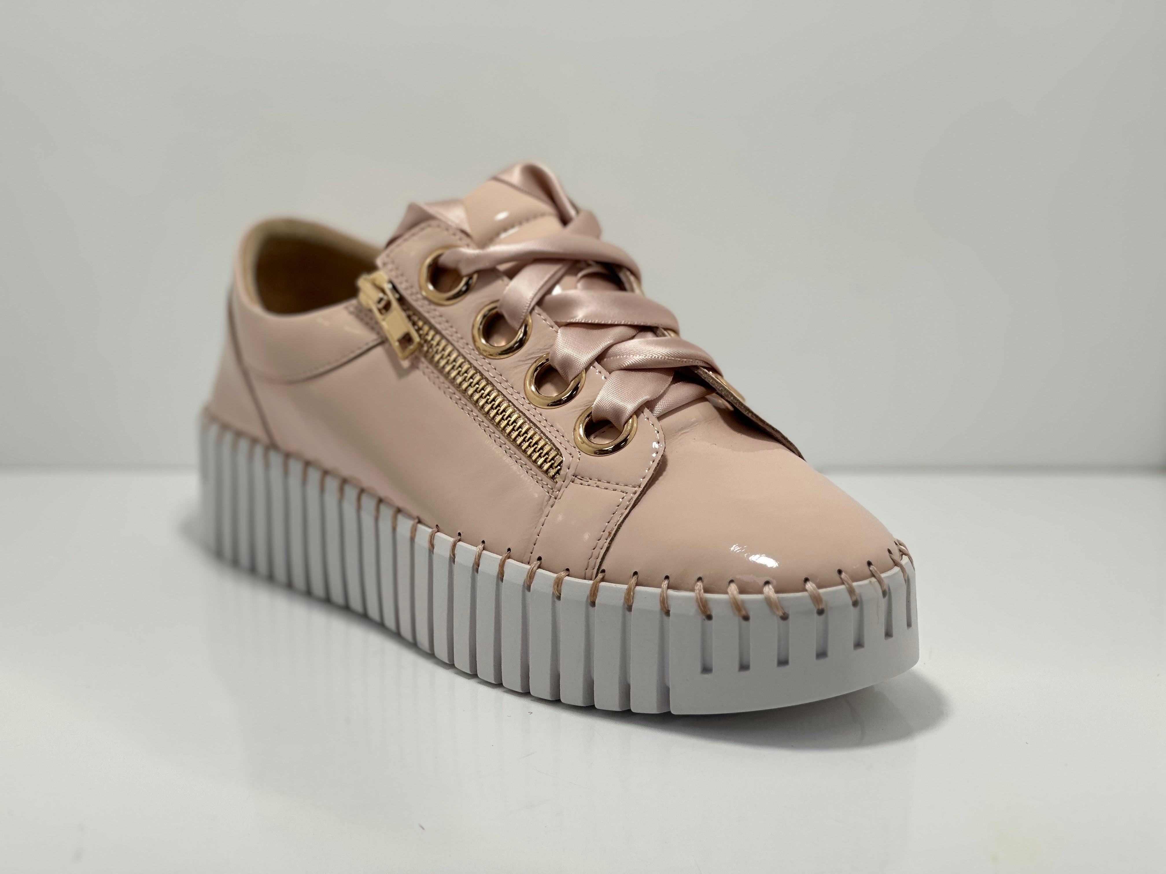 Bassel Leather Sneaker with Lace & Zip D & J