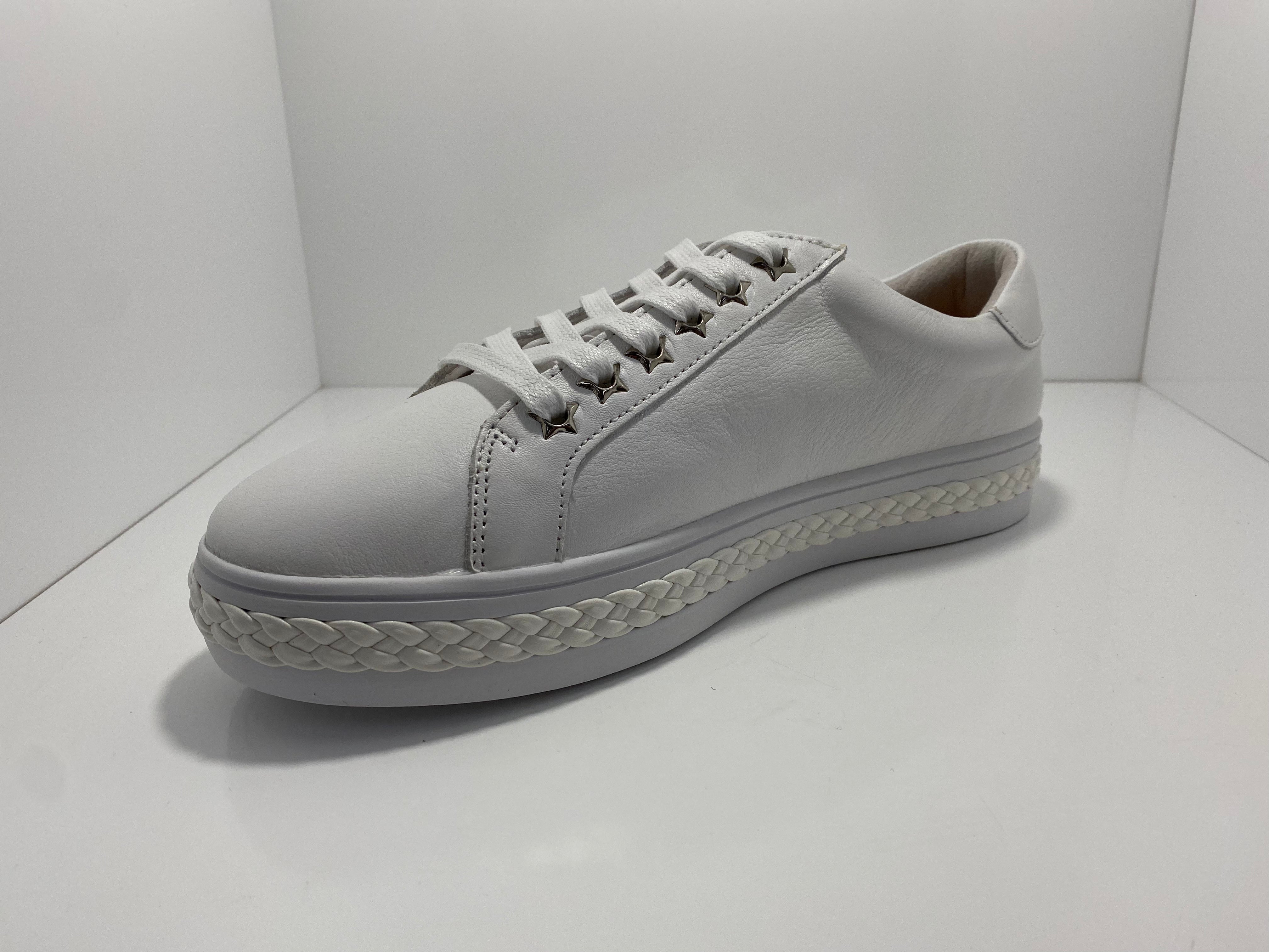 Plant Leather Sneaker with Star Eyelets A & E