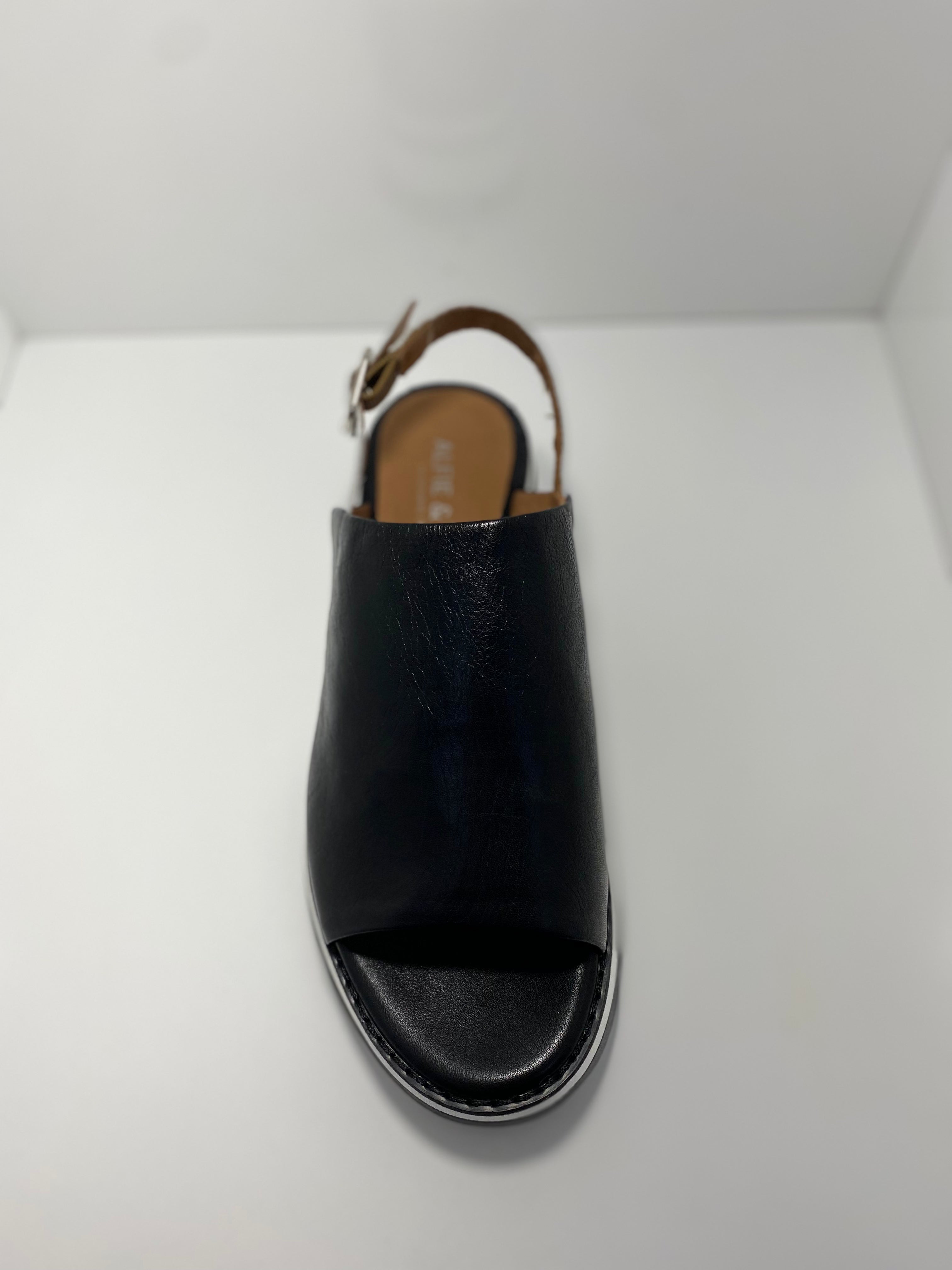 Lolly Platform Back Strap Leather A & E