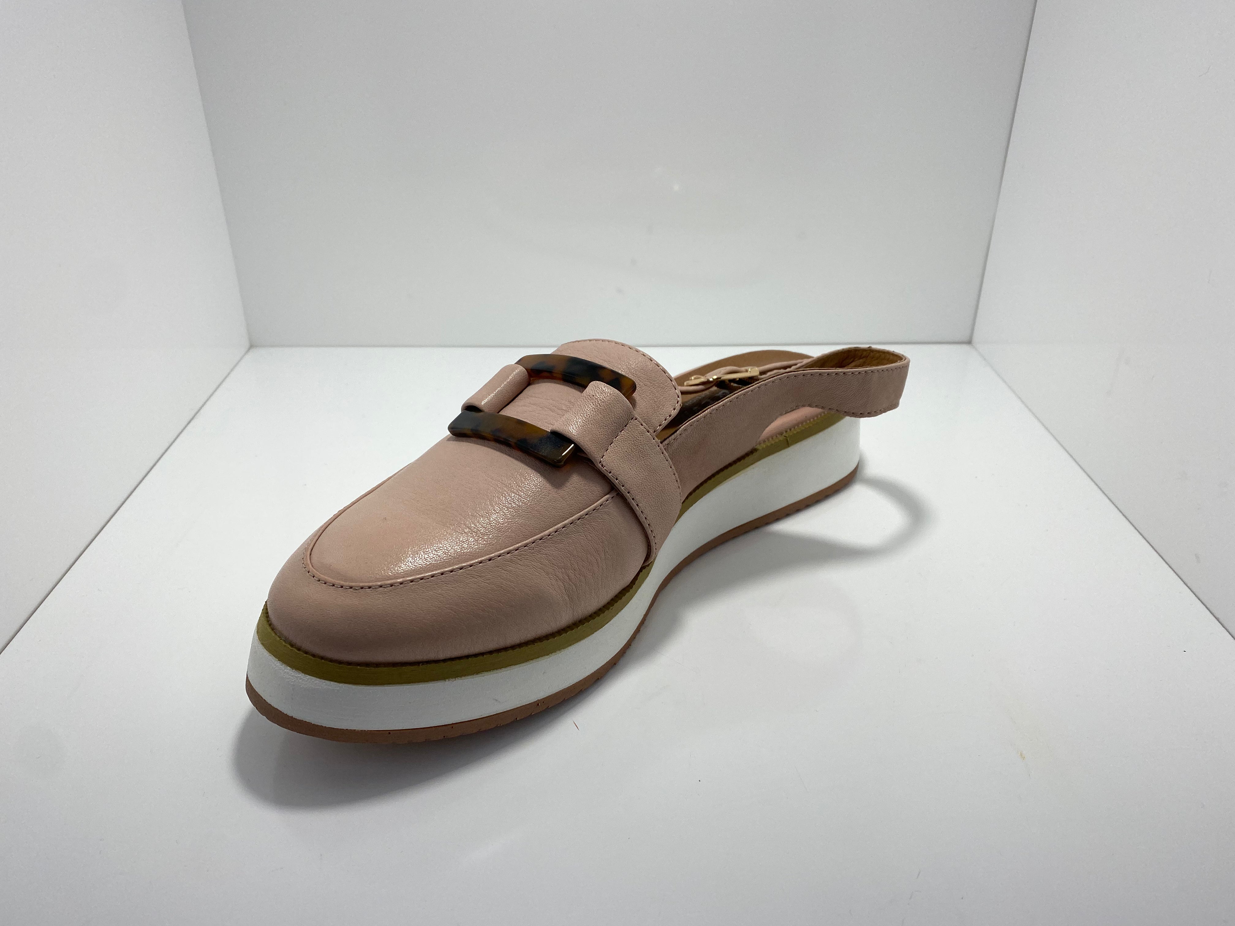 Quid Leather Slingback Tortoise Buckle A & E