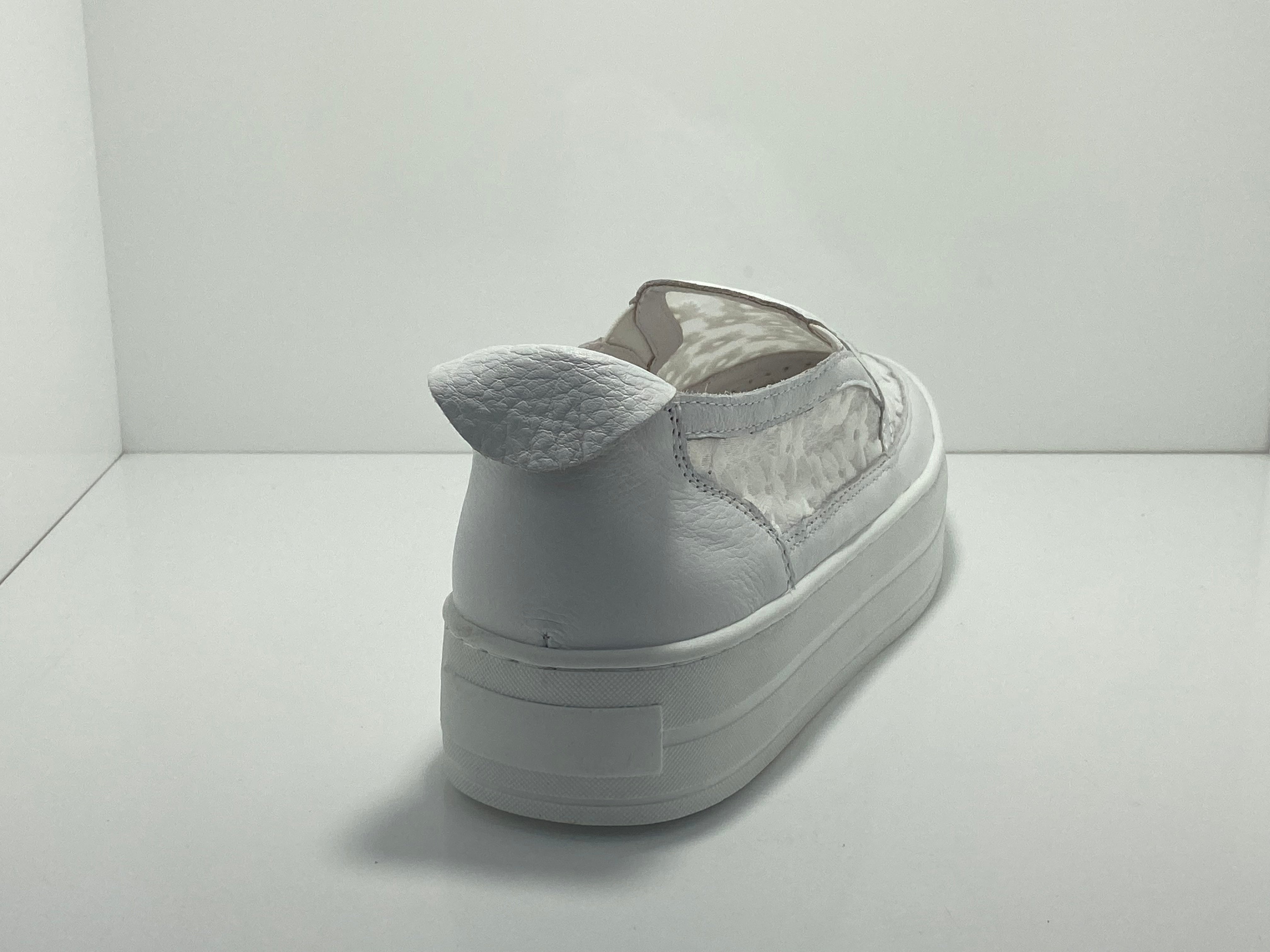 Sergius Leather & Mesh Flower Sneaker D & J