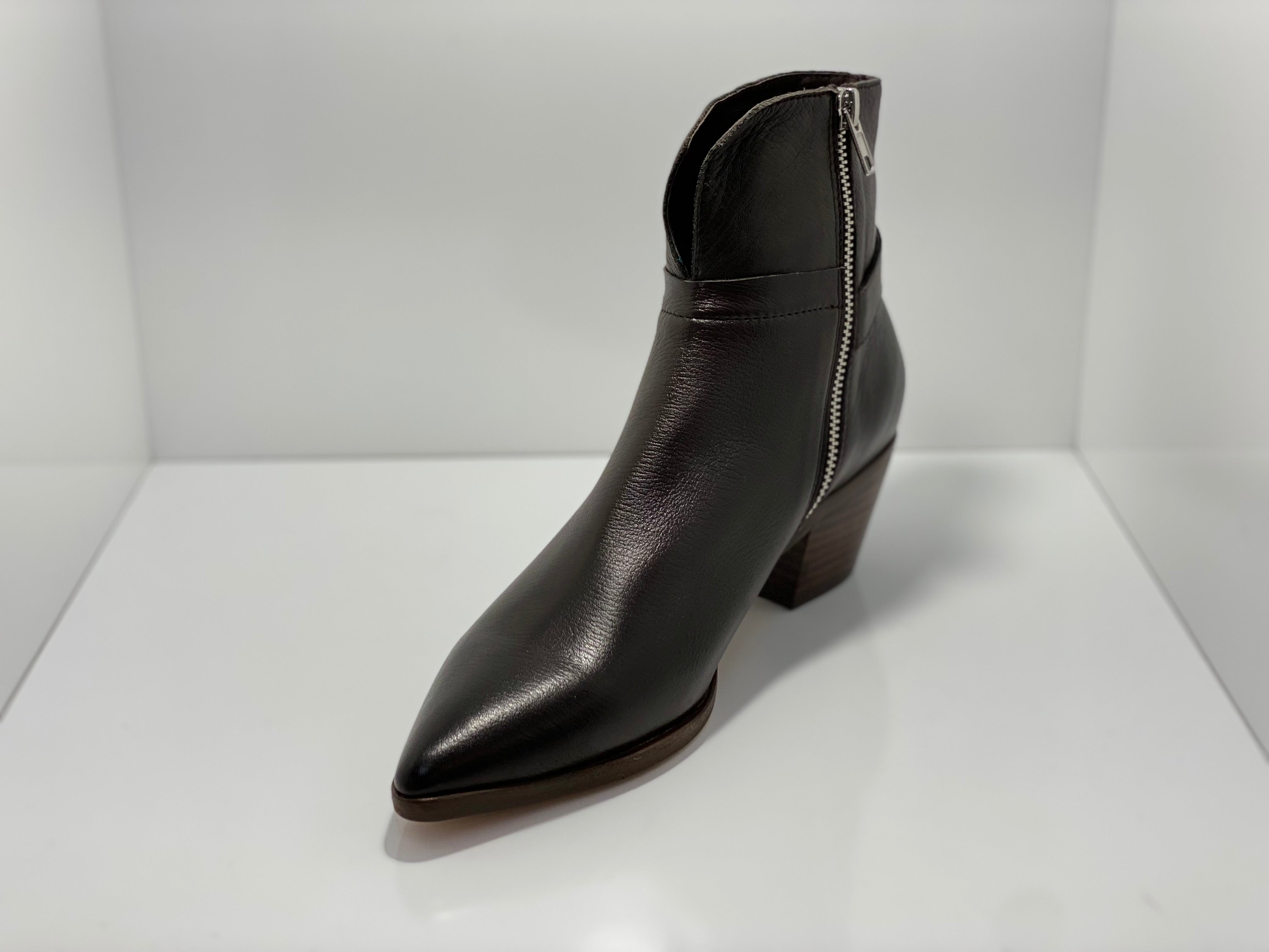 Turtle Boot with Block Heel