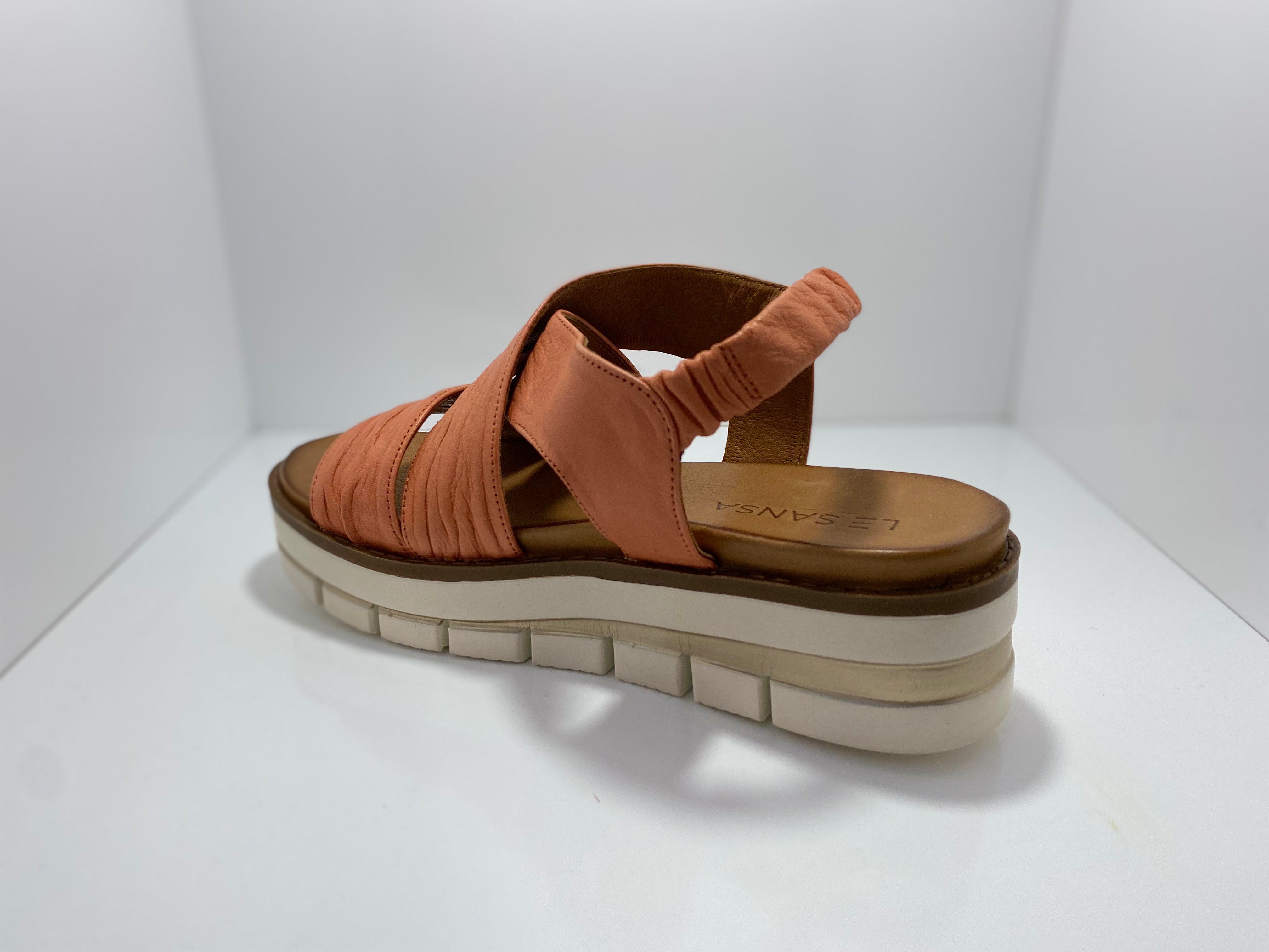 Hampton Elasticated Slingback Leather Sandal