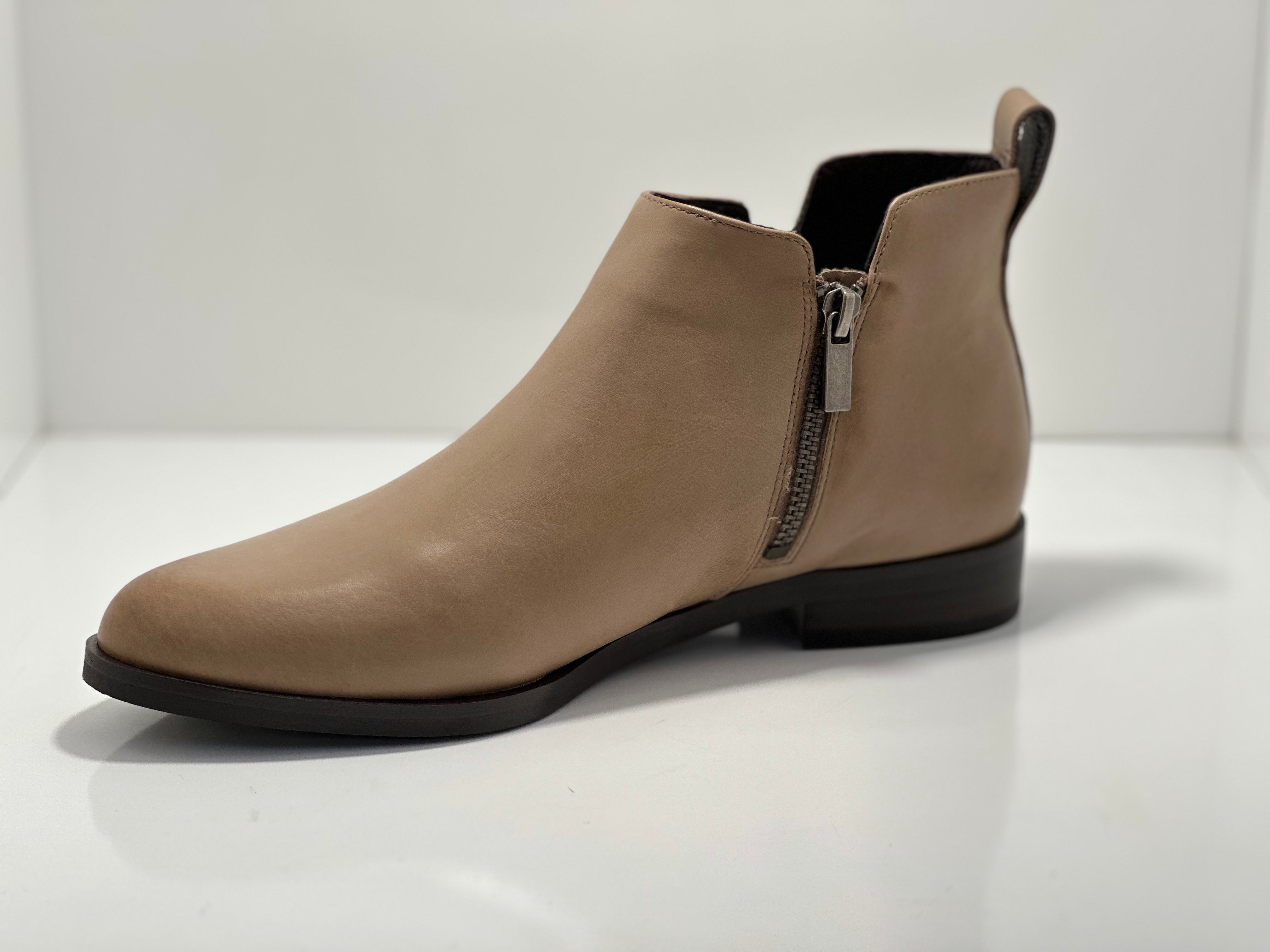 Zarina Twin Zip Leather Boot EOS