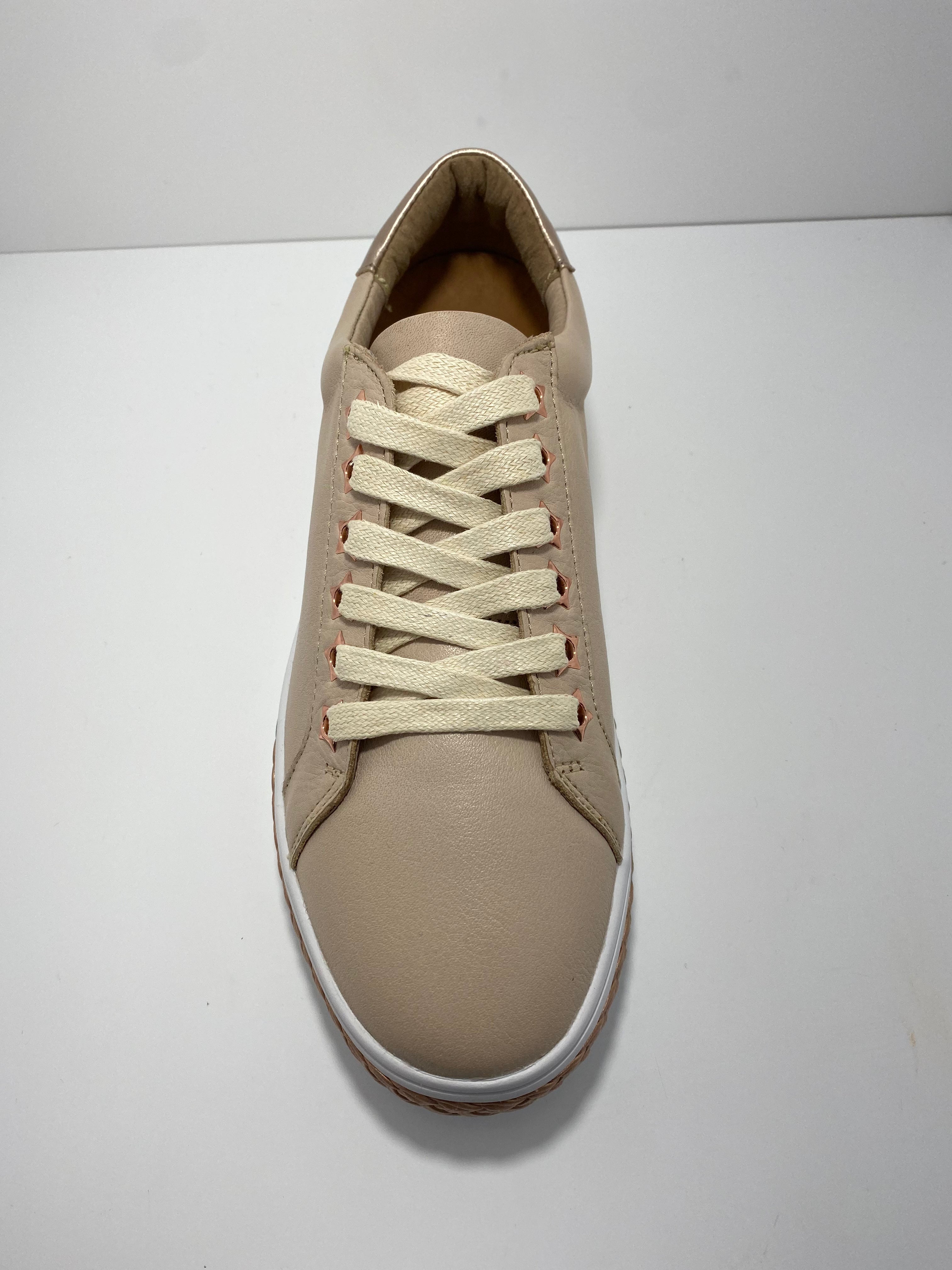 Plant Leather Sneaker with Star Eyelets A & E