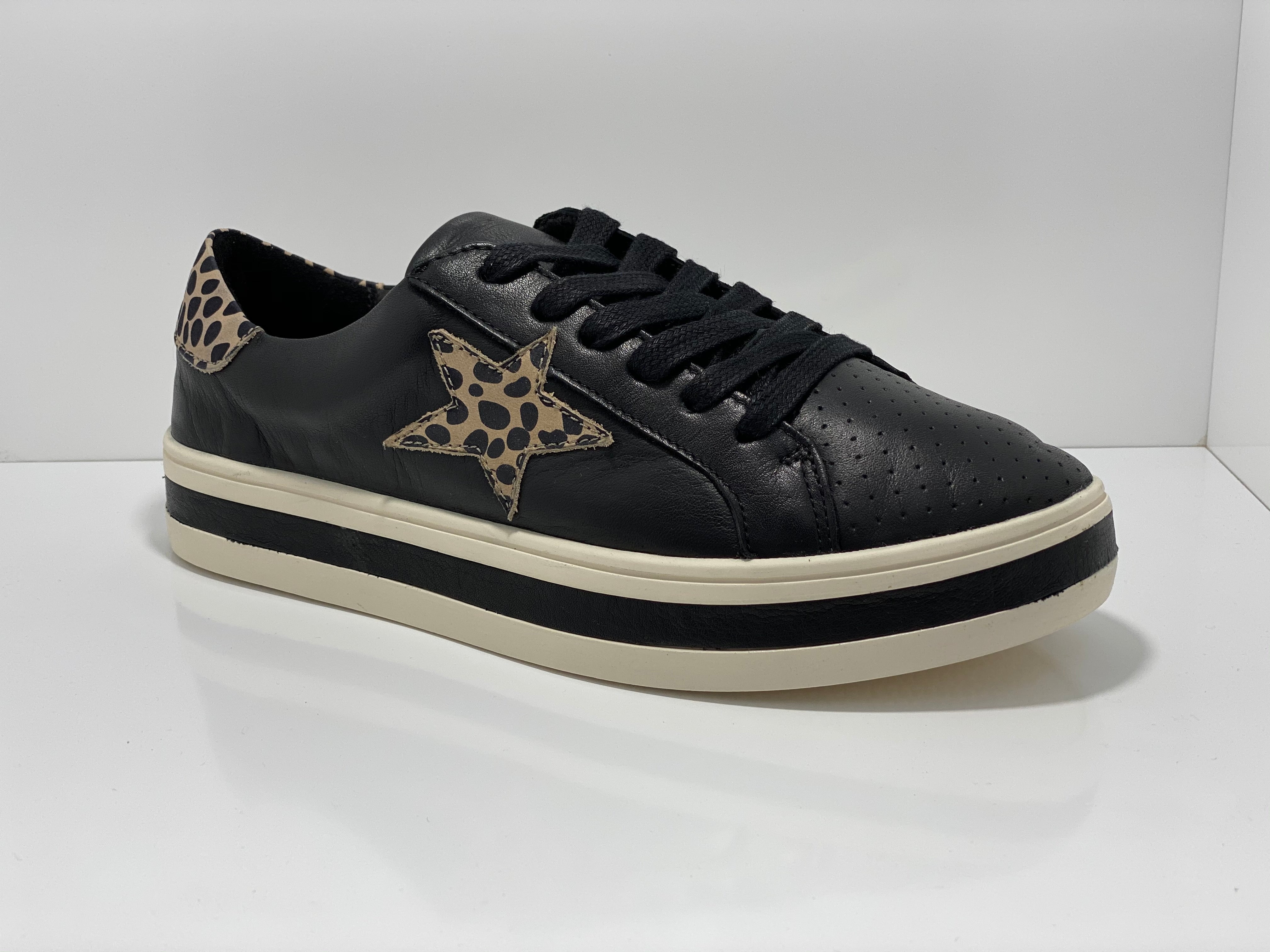 Pixie Leather Lace Up Casual - Star A & E