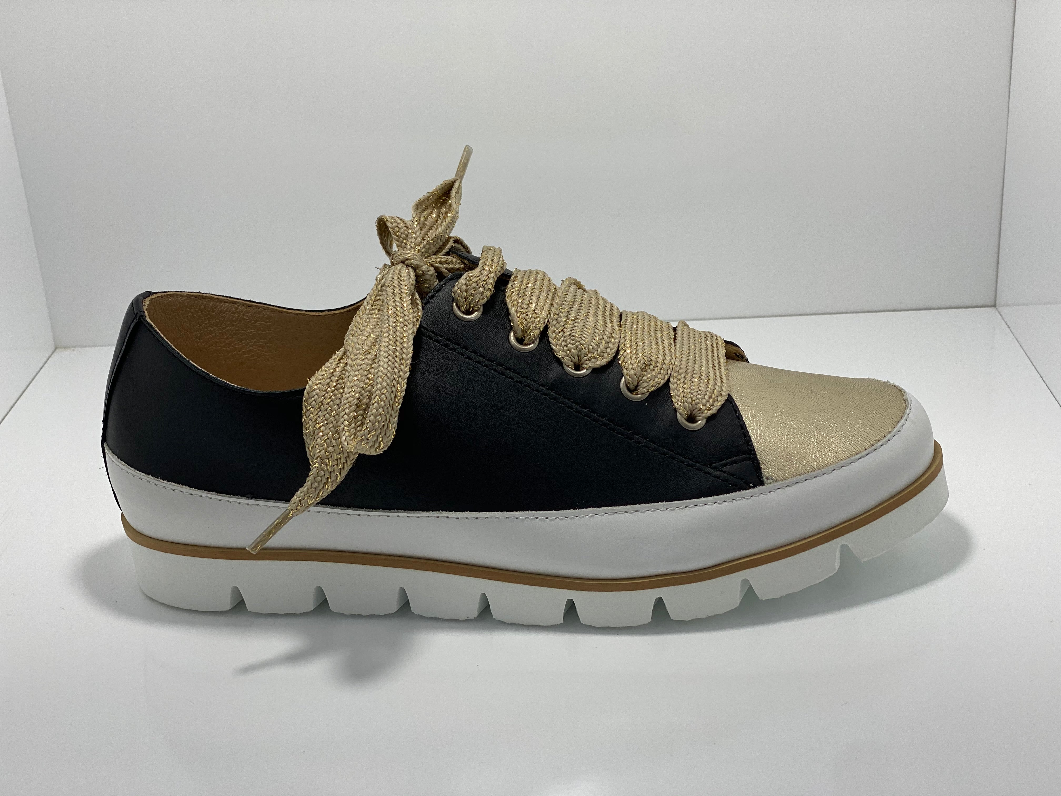 Pinto Di Blu Sneaker with Gold Lace 20810BR