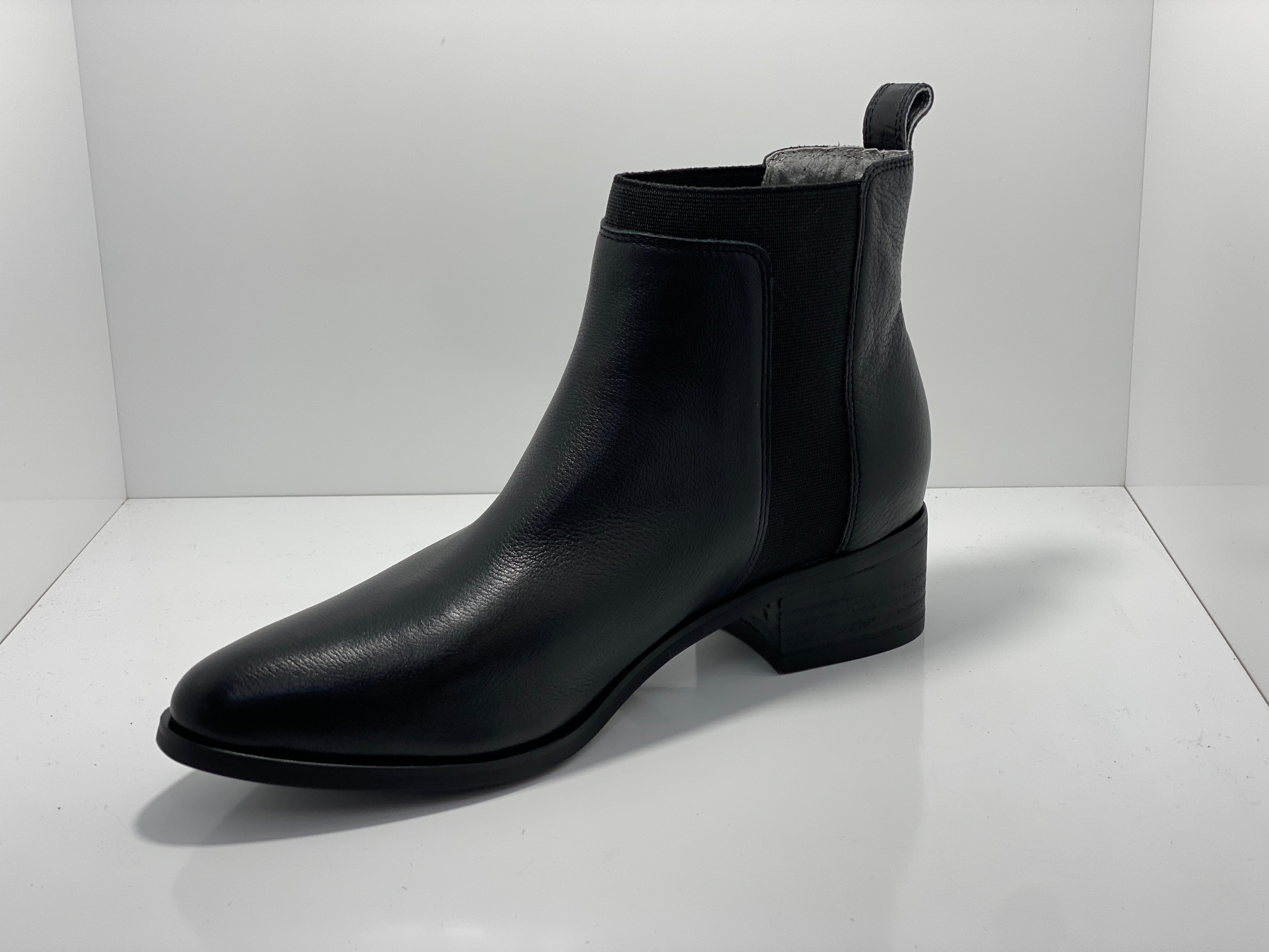 Thea Leather Boot with Gusset by Isabella