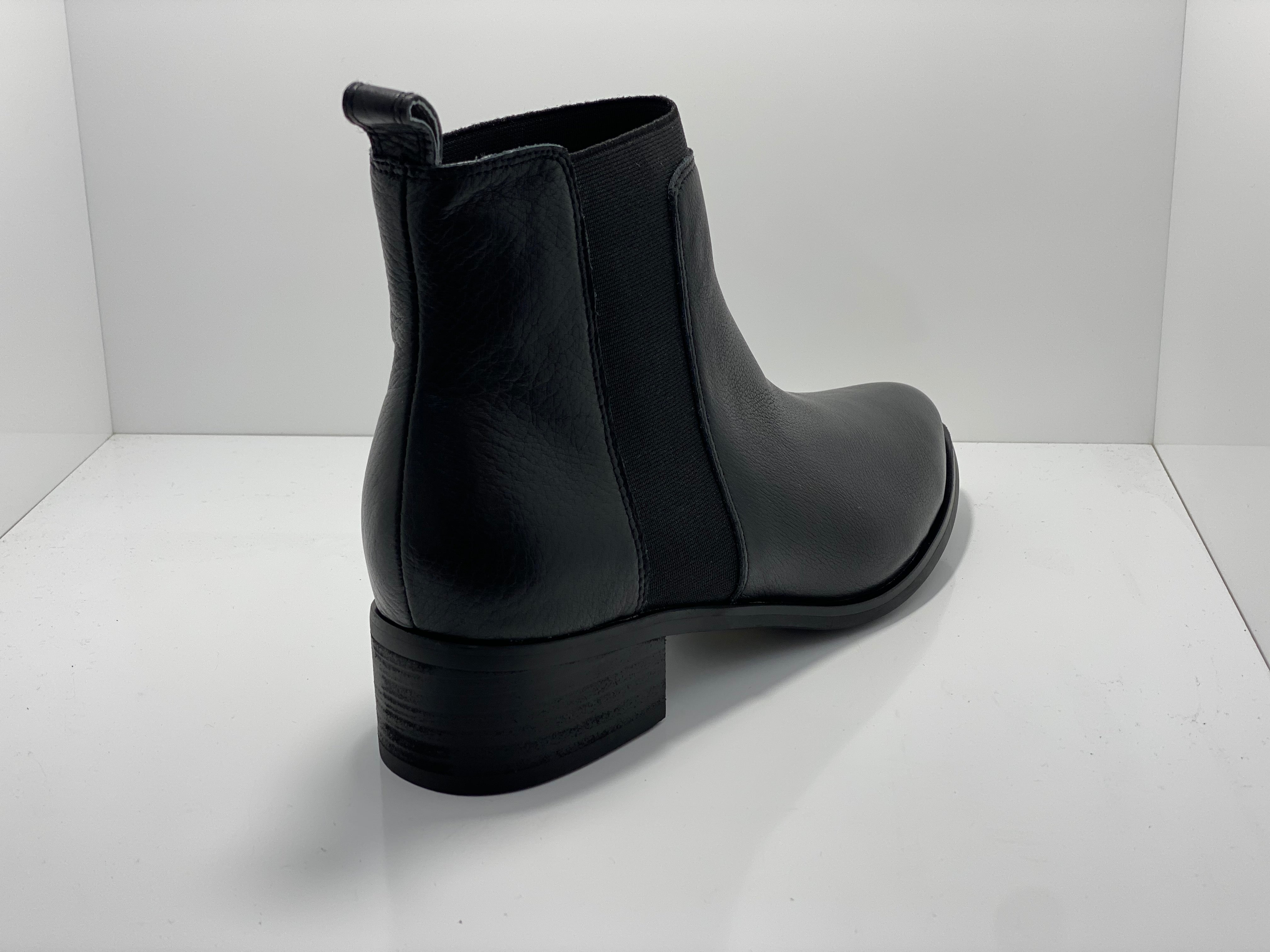Thea Leather Boot with Gusset by Isabella