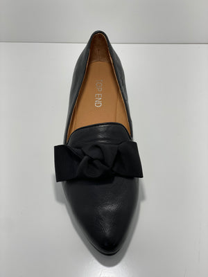 Shade Slip On Leather Shoe with Bow