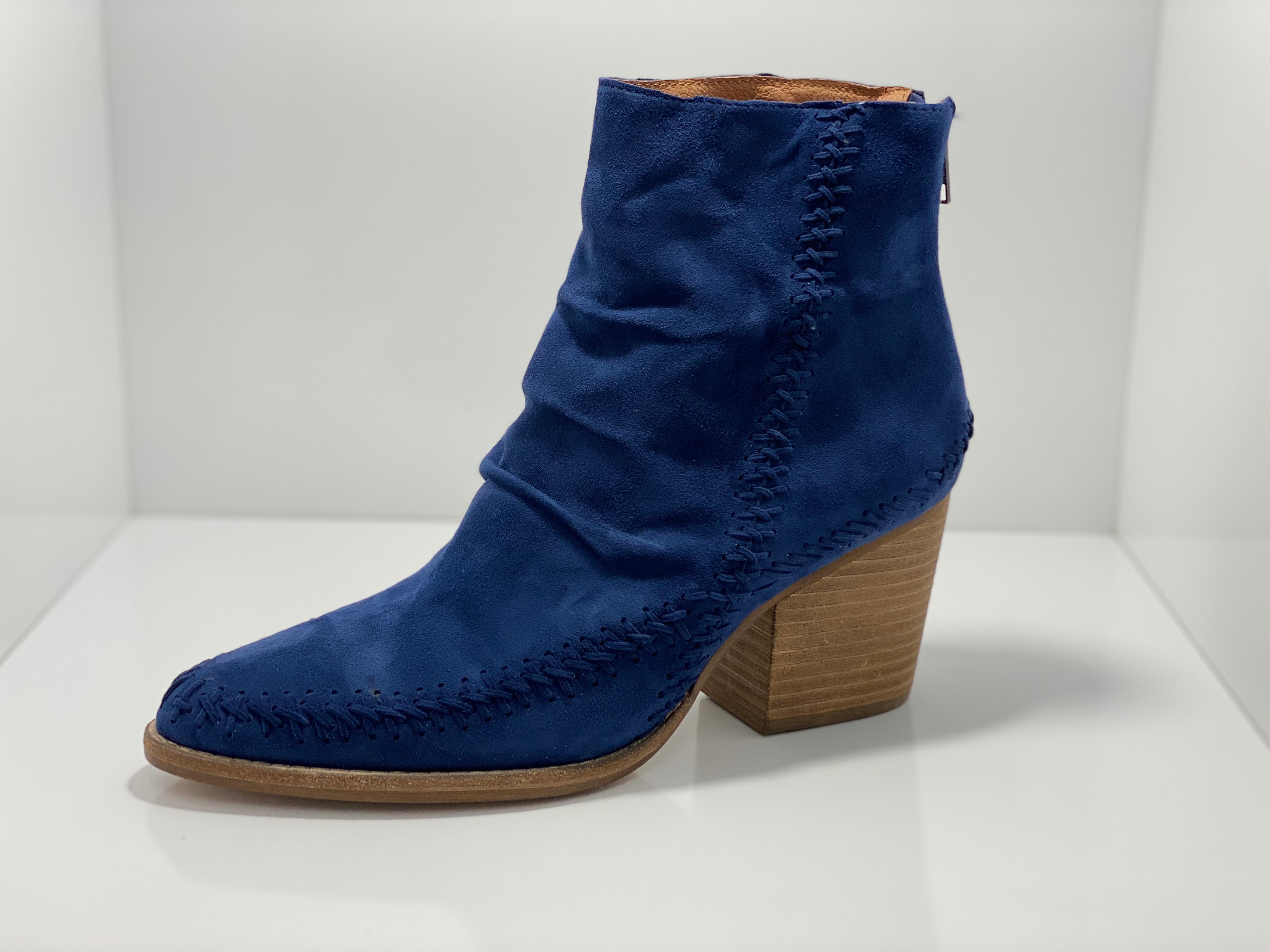 Kicking  Ankle Boot - Back Zip