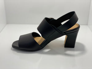 Ashley Leather Heel with Buckle