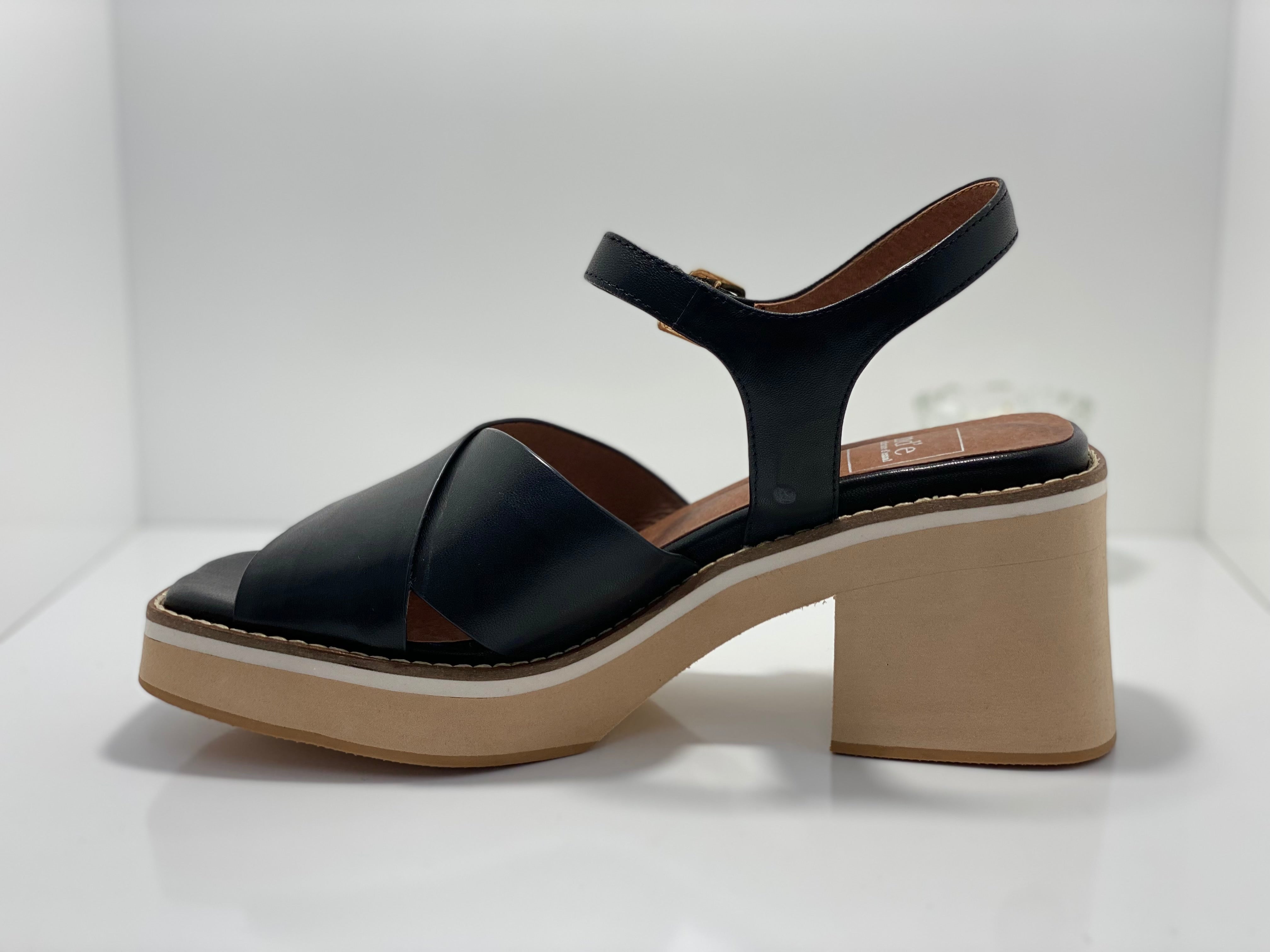 E46 MDE Leather High Heel Sandal