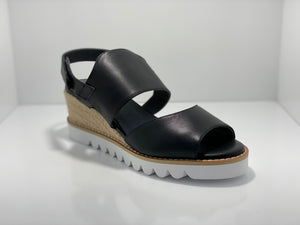 Leilani Wedge Leather Sandal