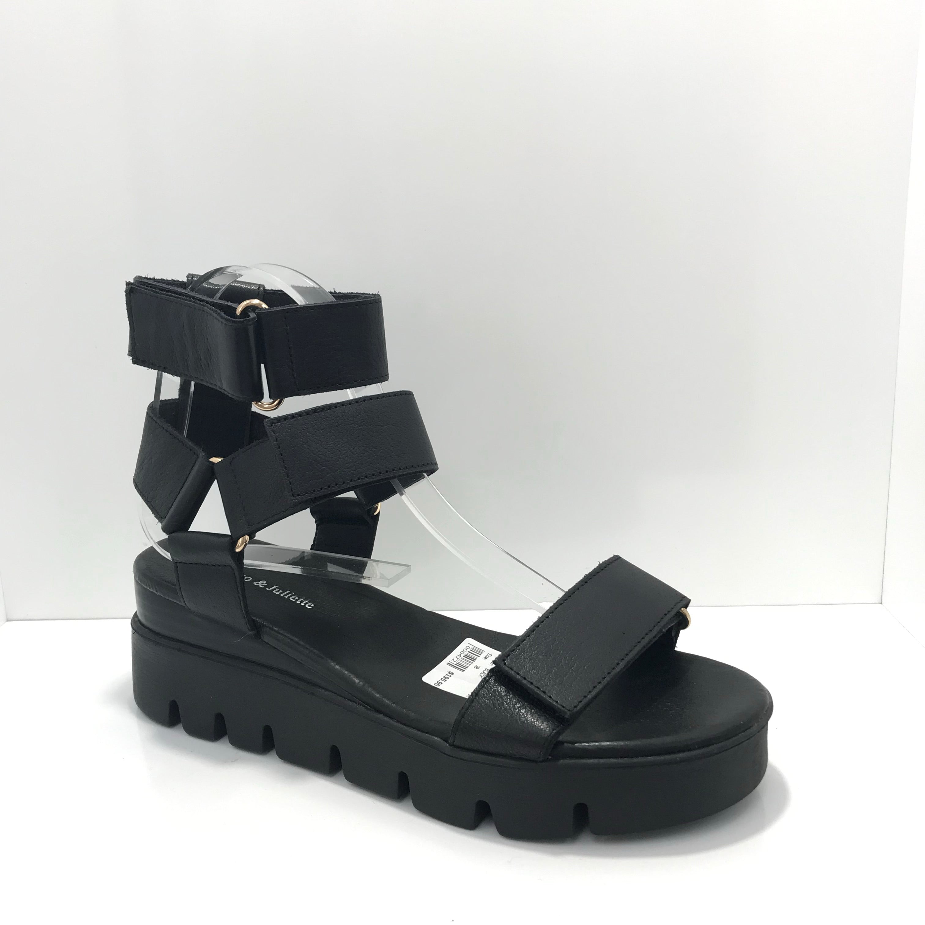 Roseys Platform Sandal with Removable Ankle Strap D & J