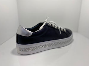 Plant Leather Sneaker with Star Eyelets A & E