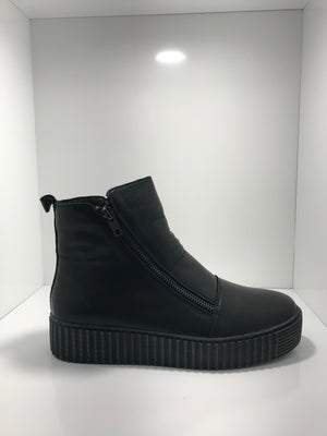 Delicious Leather Twin Zip Boot