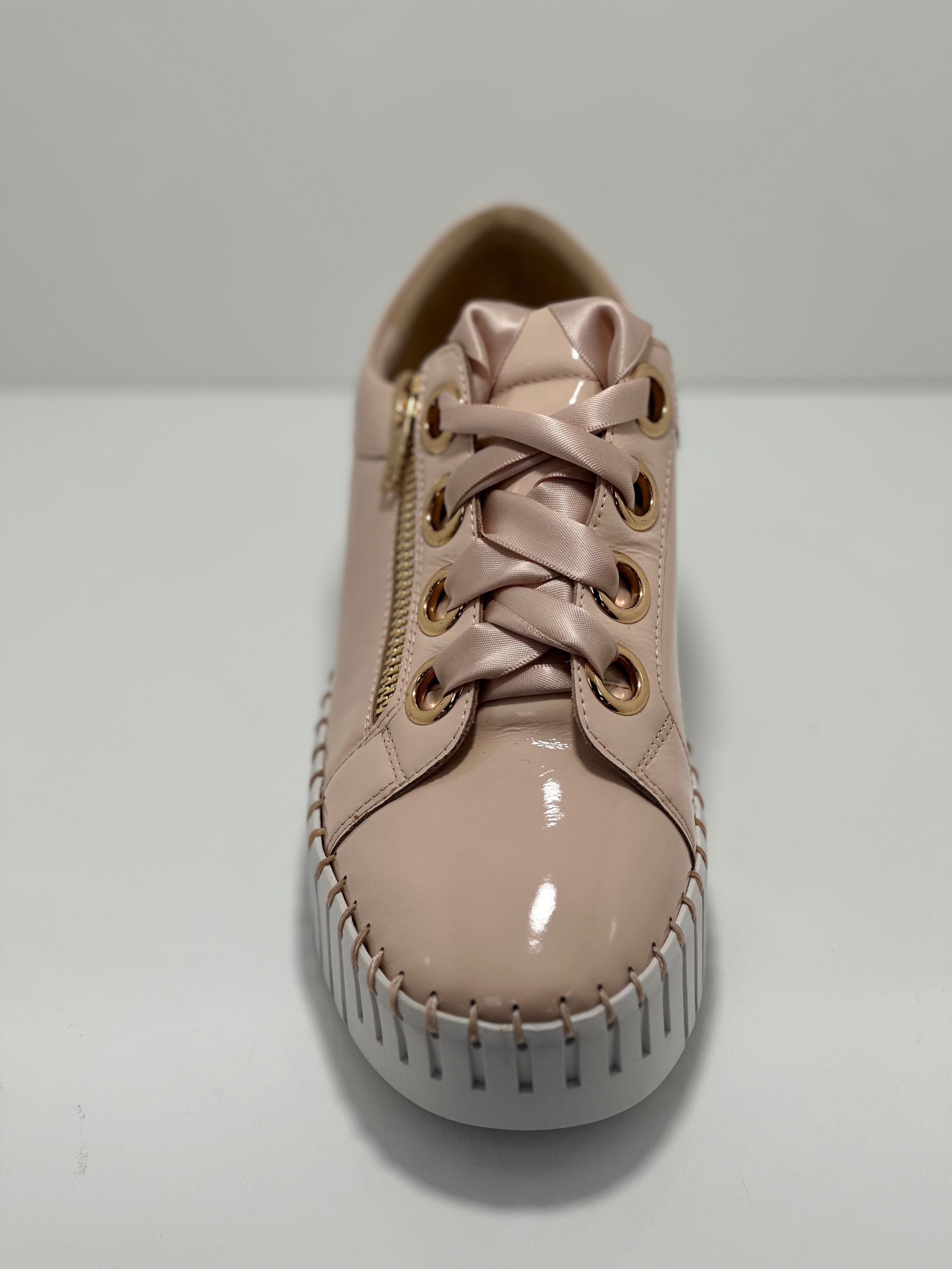 Bassel Leather Sneaker with Lace & Zip D & J