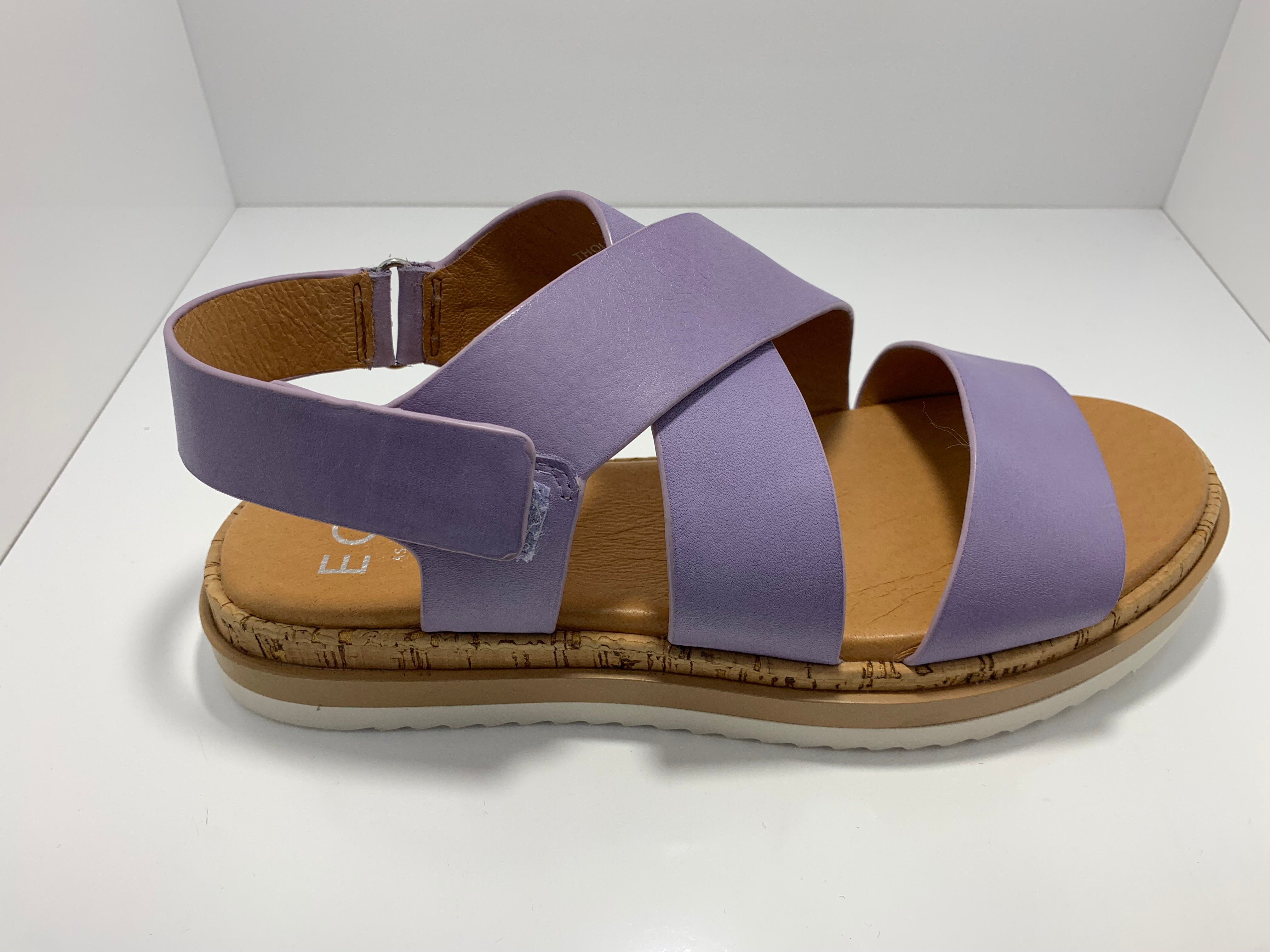Thoughtlfully Leather Sandal with Cork Outsole