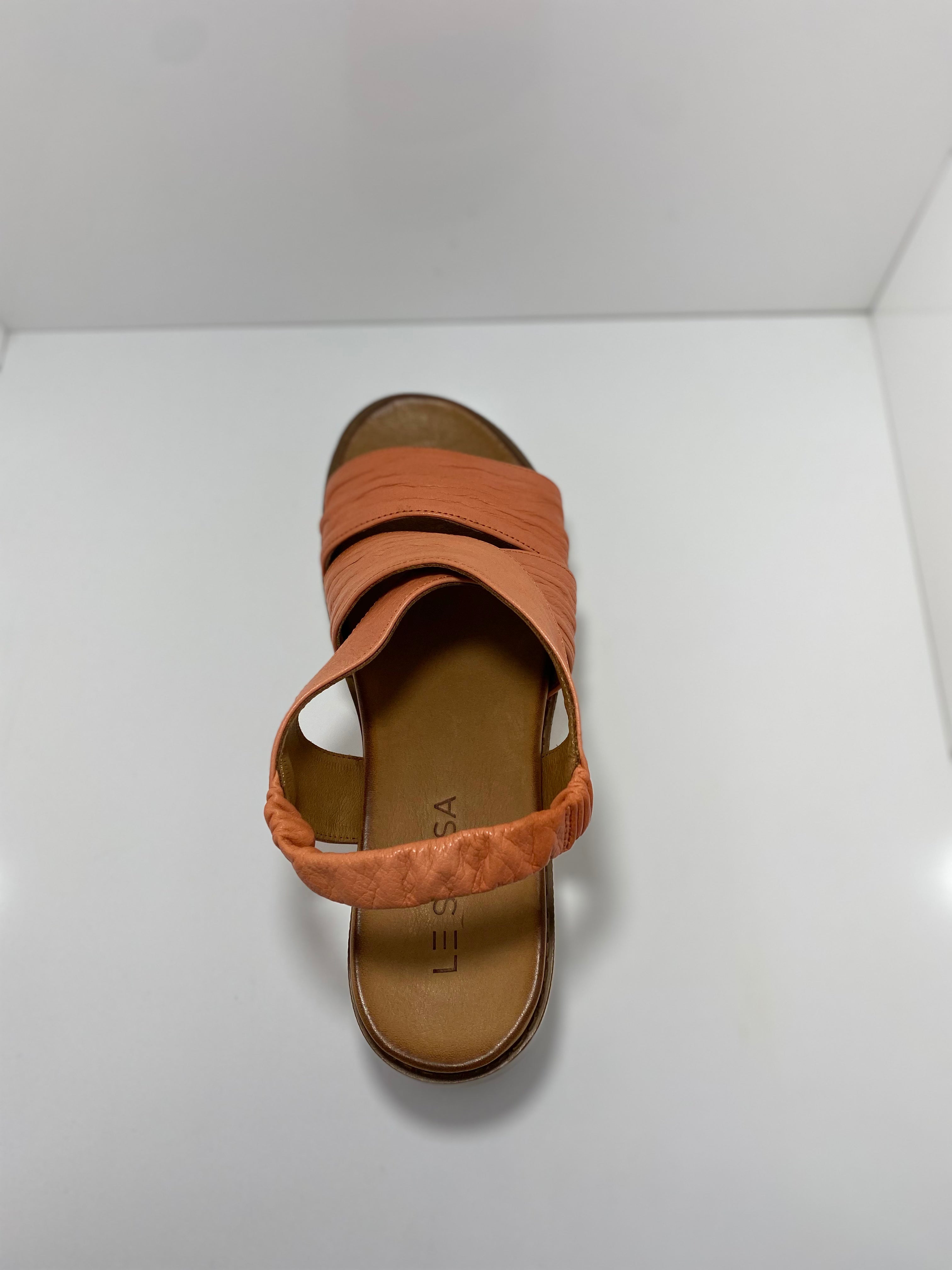Hampton Elasticated Slingback Leather Sandal