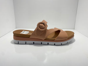 Gertie Leather Sandal with Adjustable Buckle Isabella