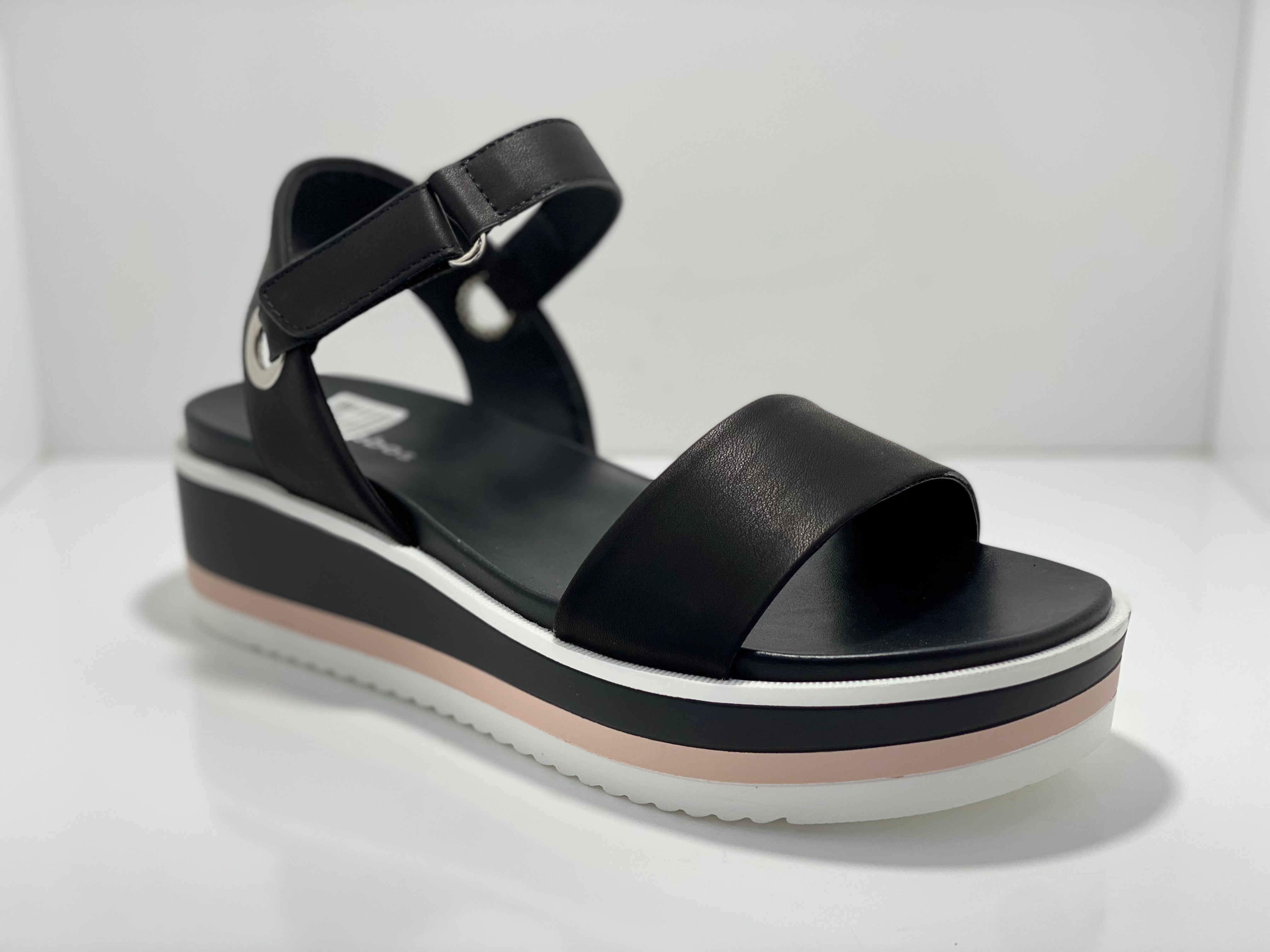 Zita Chunky Sandal with Velcro Strap Los Cabos – Perfect Pair Ltd