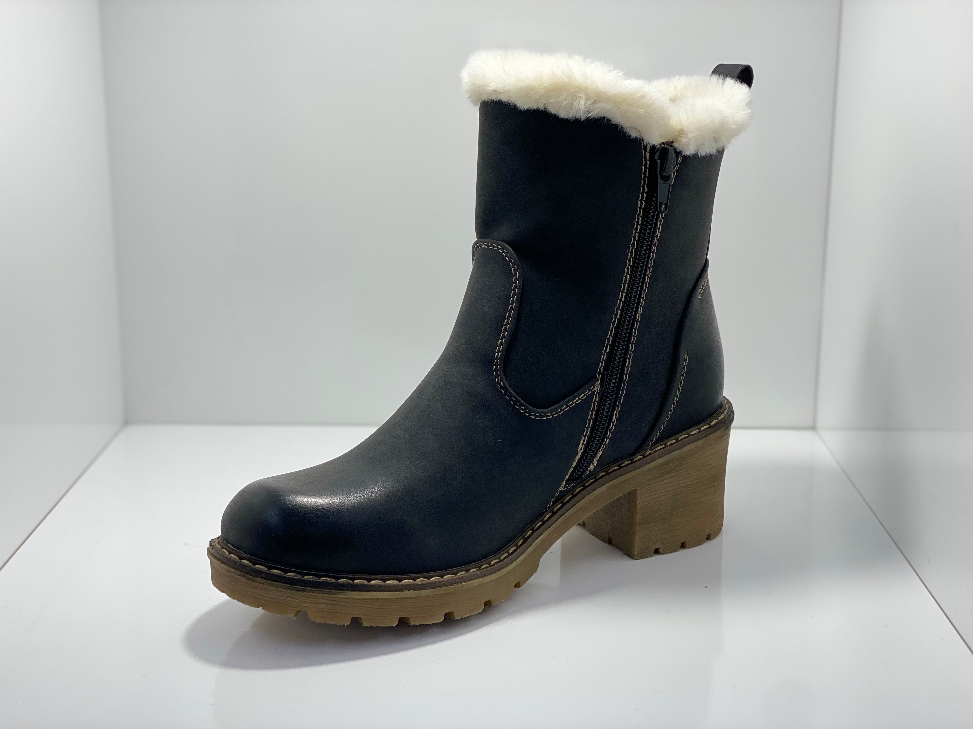 Elin Fur Lined Cleated Sole Boot